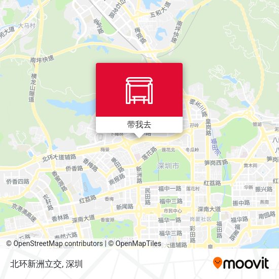 北环新洲立交地图