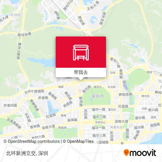 北环新洲立交地图