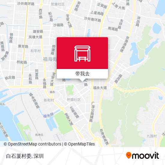 白石厦村委地图