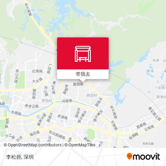 李松蓢地图