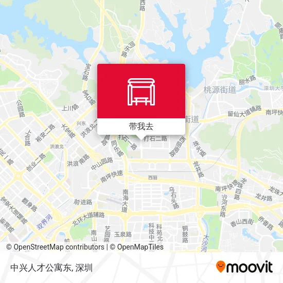 中兴人才公寓东地图