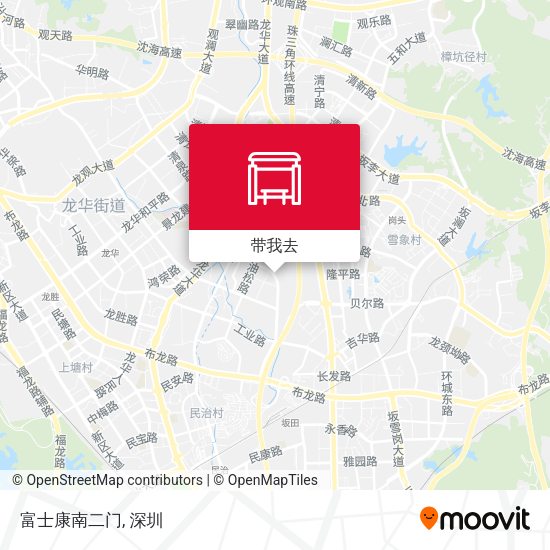 富士康南二门地图