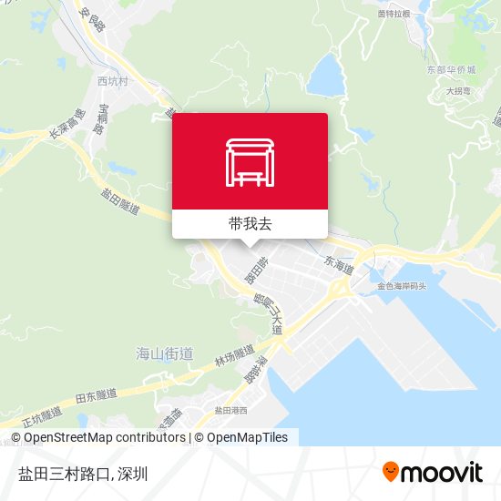 盐田三村路口地图