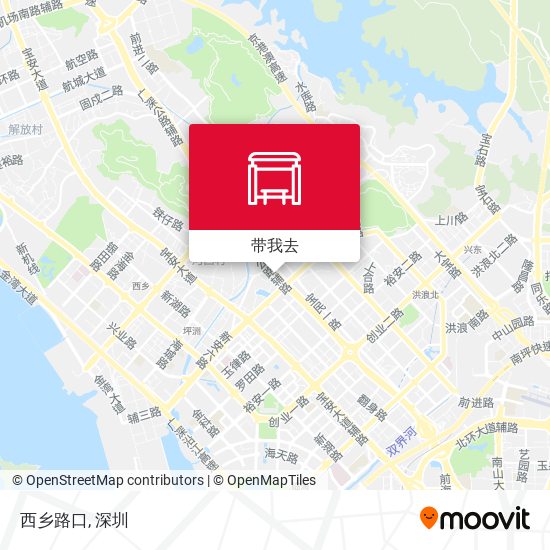 西乡路口地图
