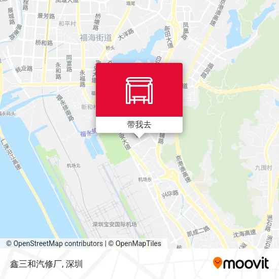 鑫三和汽修厂地图