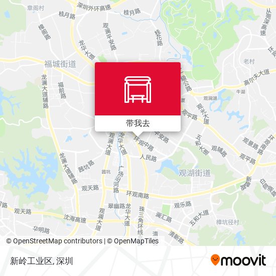 新岭工业区地图
