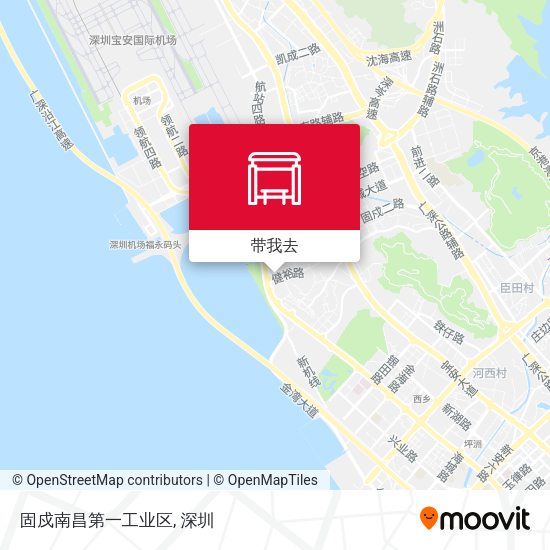 固戍南昌第一工业区地图