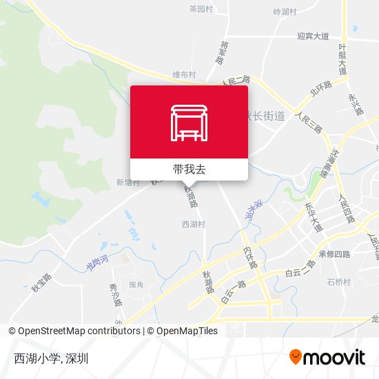 西湖小学地图