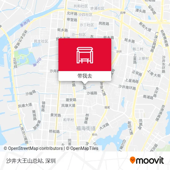 沙井大王山总站地图