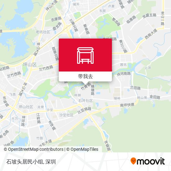 石坡头居民小组地图