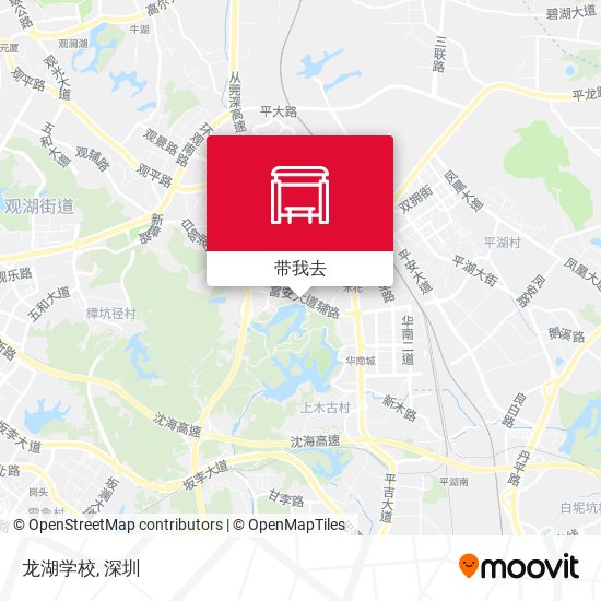 龙湖学校地图