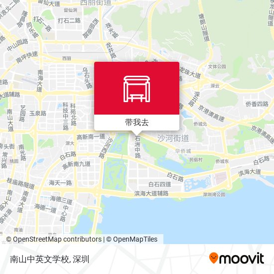 南山中英文学校地图