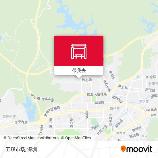五联市场地图
