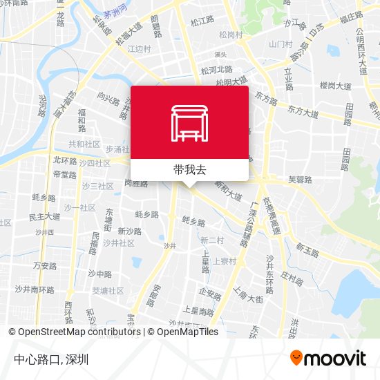 中心路口地图