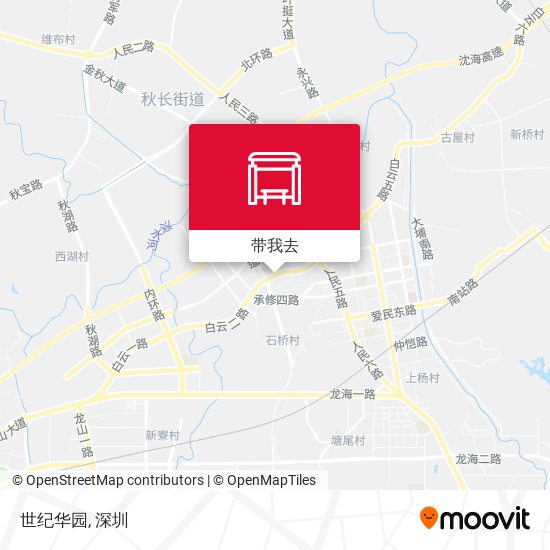世纪华园地图
