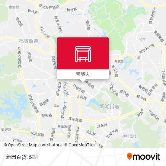 新园百货地图