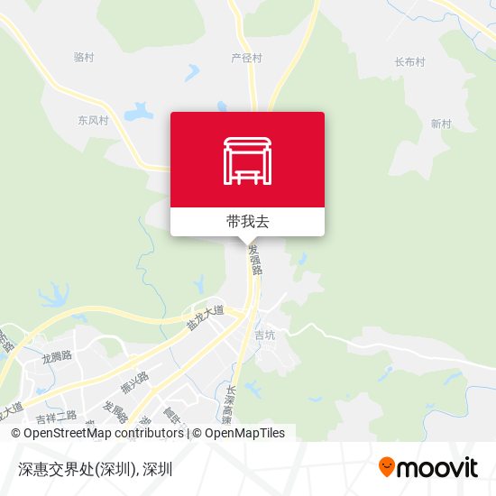 深惠交界处(深圳)地图