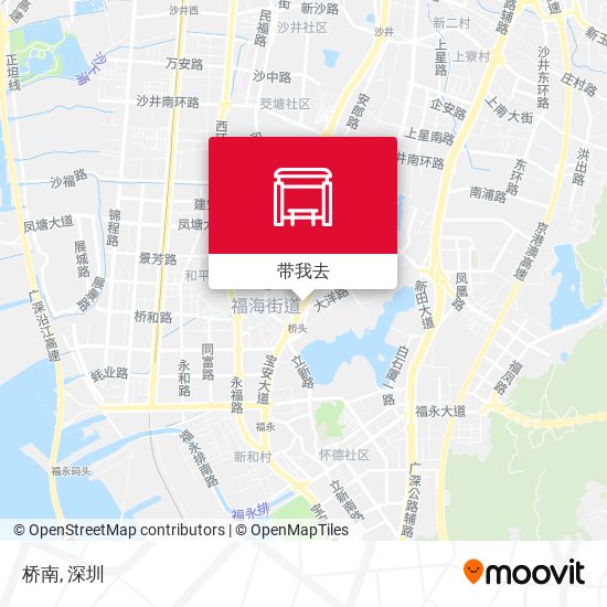 桥南地图