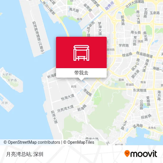 月亮湾总站地图