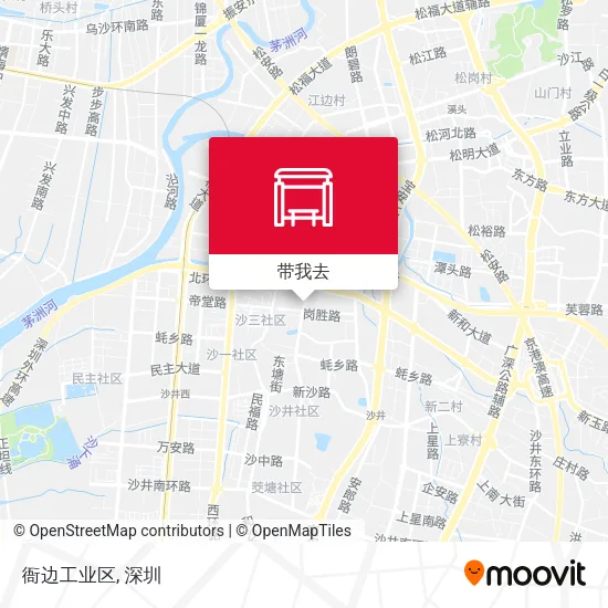 衙边工业区地图