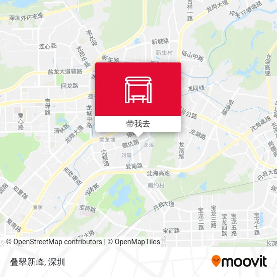 叠翠新峰地图