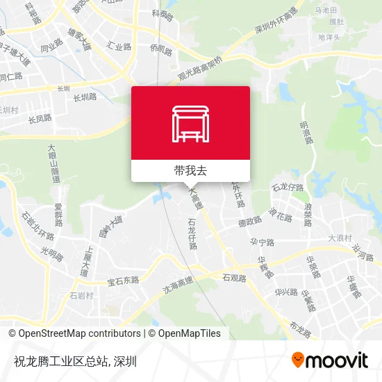 祝龙腾工业区总站地图