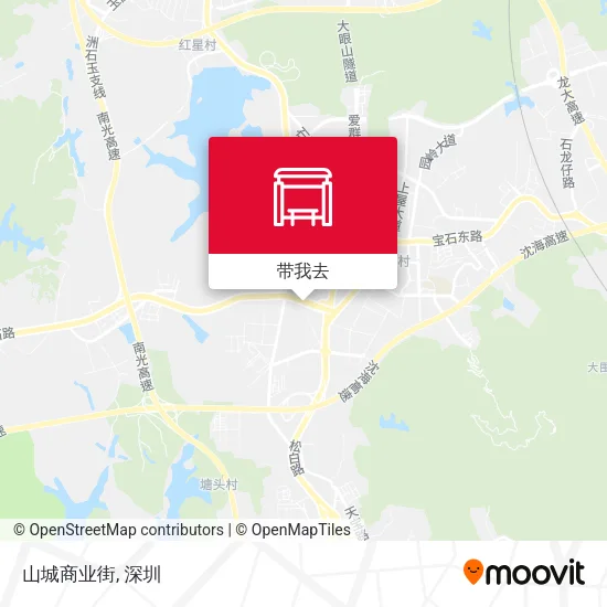 山城商业街地图