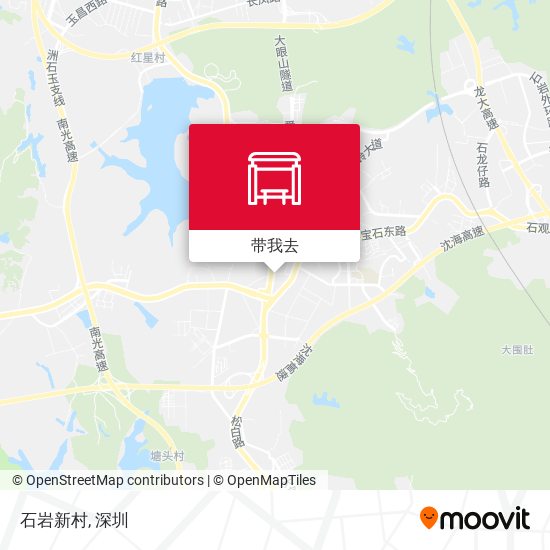石岩新村地图