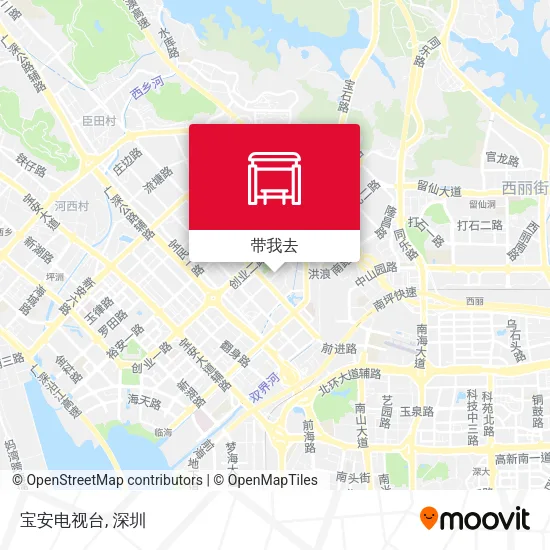 宝安电视台地图