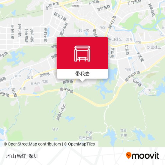 坪山昌红地图