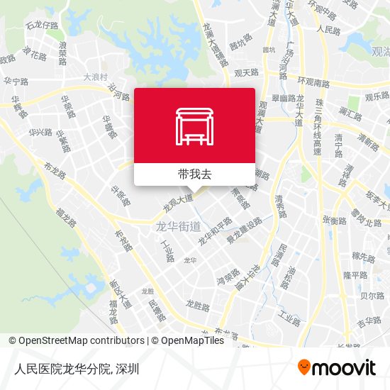 人民医院龙华分院地图