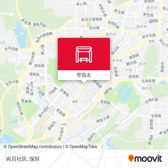 岗贝社区地图