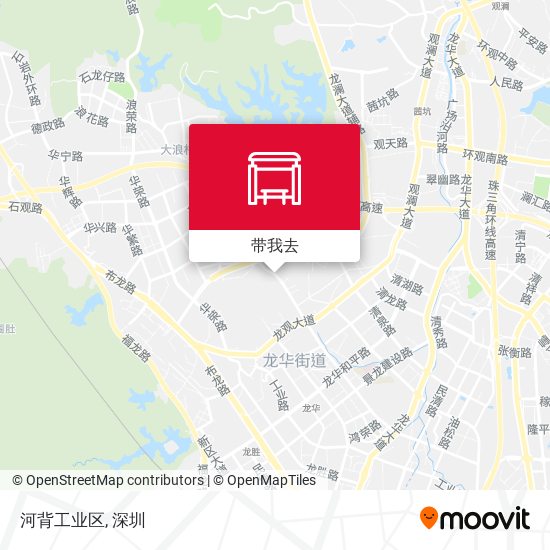 河背工业区地图