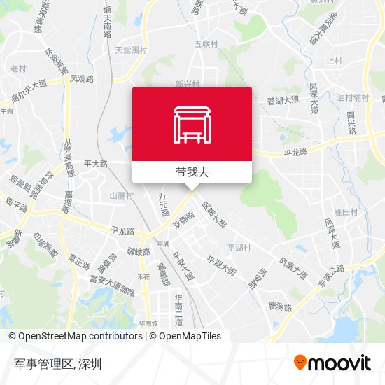 军事管理区地图