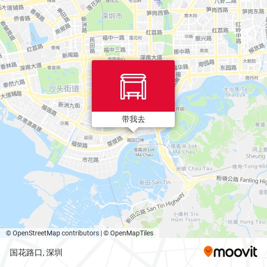 国花路口地图