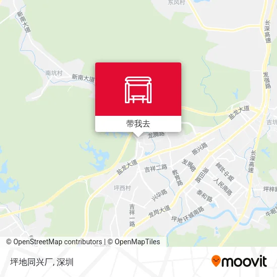 坪地同兴厂地图