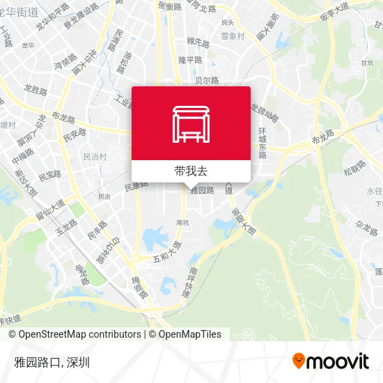 雅园路口地图