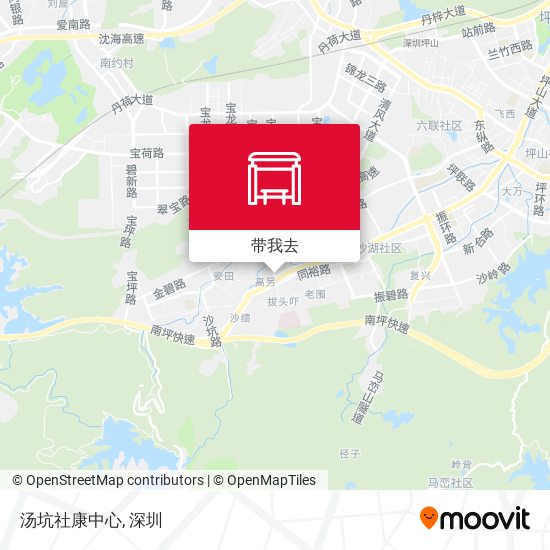 汤坑社康中心地图