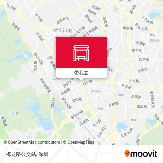 梅龙路公交站地图