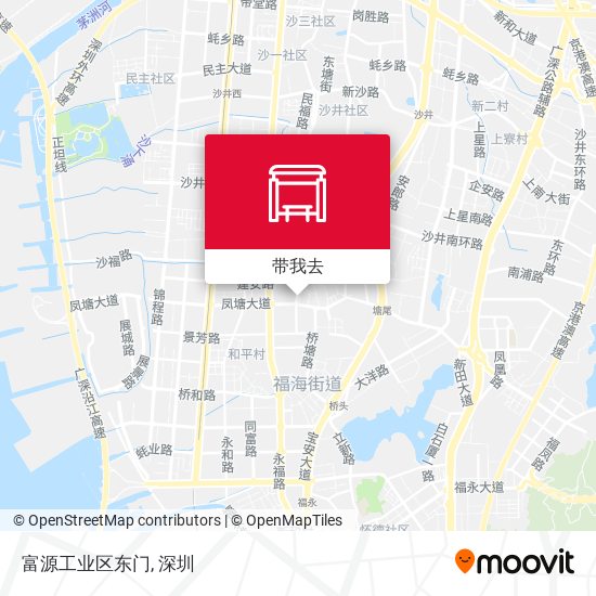 富源工业区东门地图