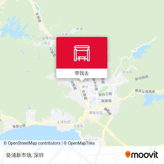 葵涌新市场地图