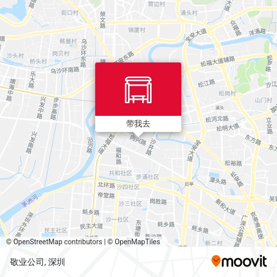 敬业公司地图