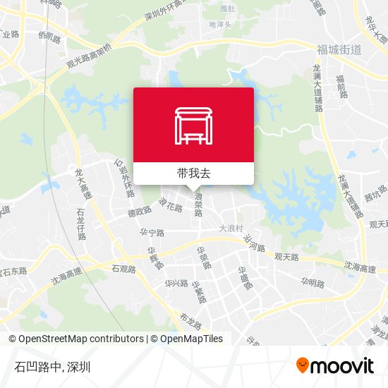 石凹路中地图