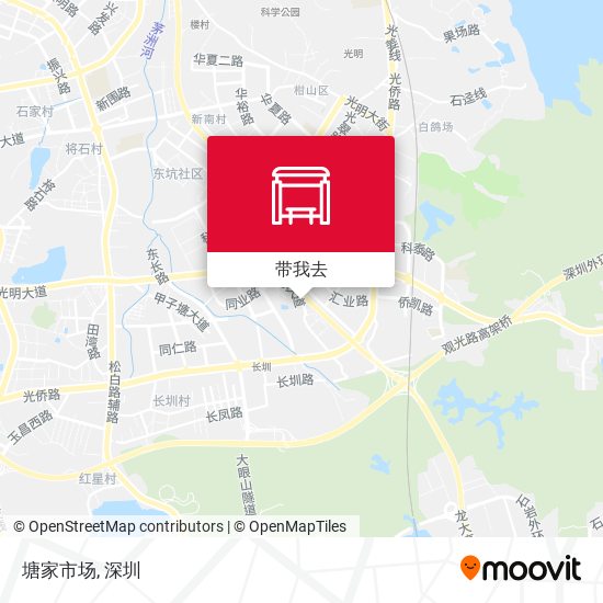 塘家市场地图