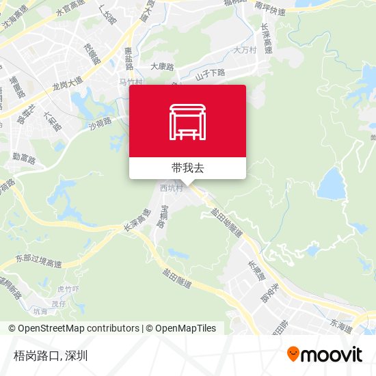 梧岗路口地图