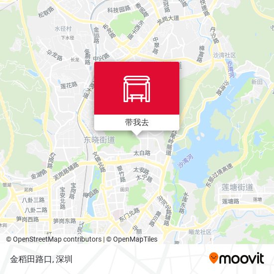金稻田路口地图