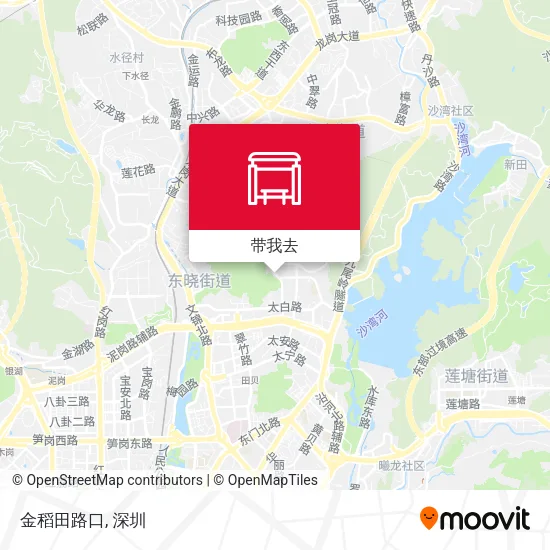 金稻田路口地图