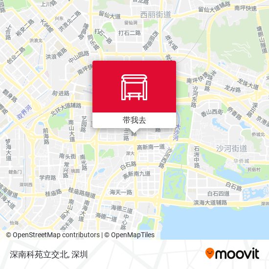 深南科苑立交北地图