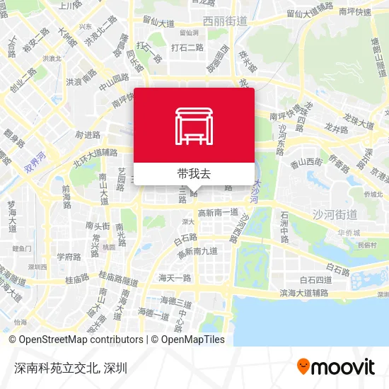 深南科苑立交北地图