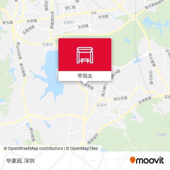 华夏园地图